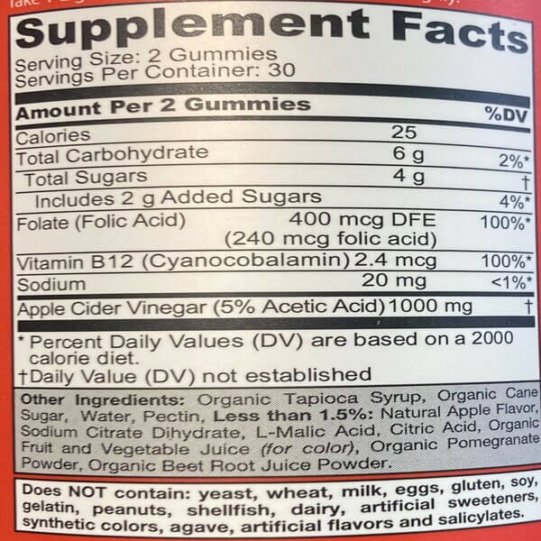 Apple Cider Vinegar Gummies - Image 2