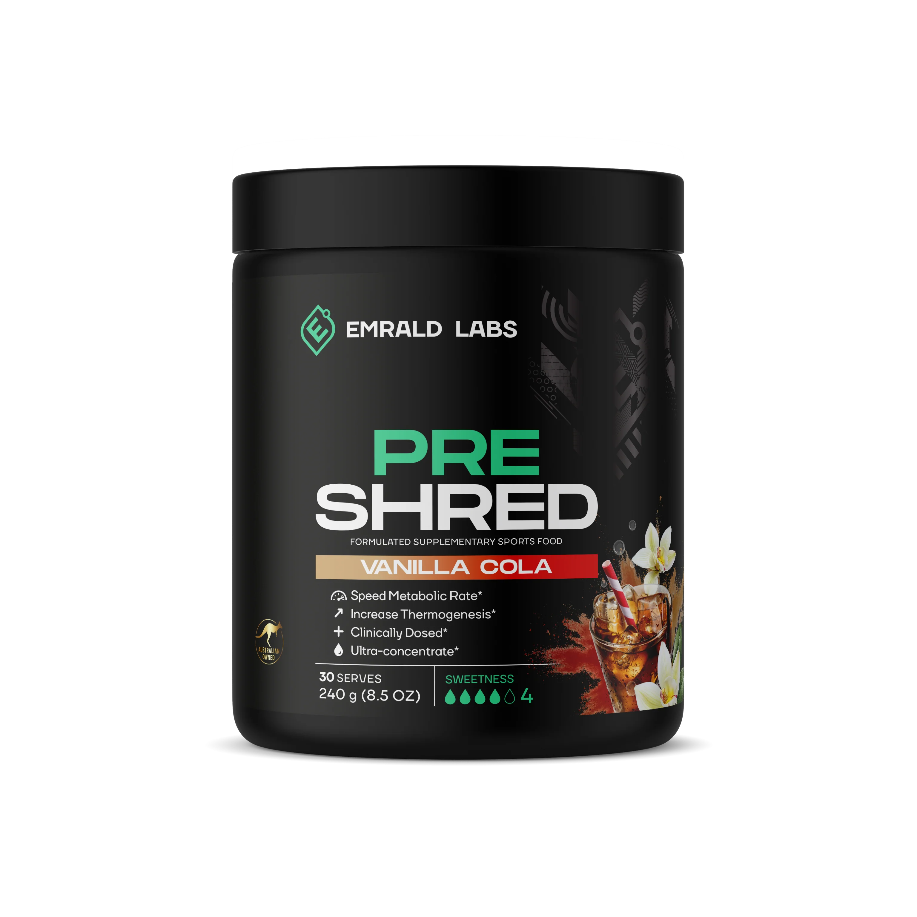 Pre Shred Vanilla Cola | Clearance