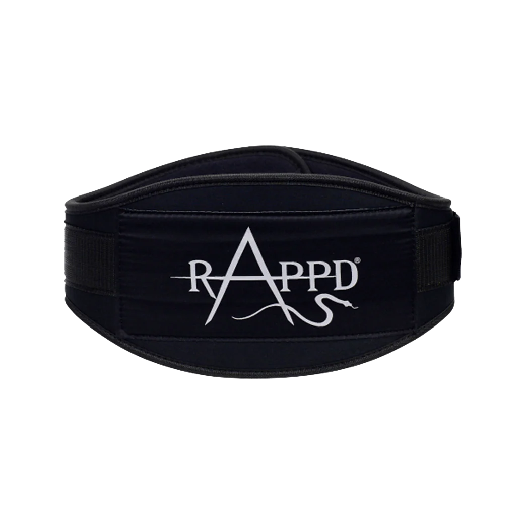Rapp'd 4" Neoprene Belt Black